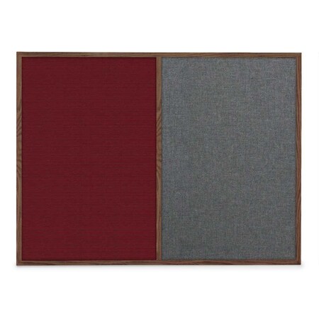 United Visual Products Slim Style Indoor Enclosed Radius Corkbo UVRDS48SB-BRONZE-COBACC